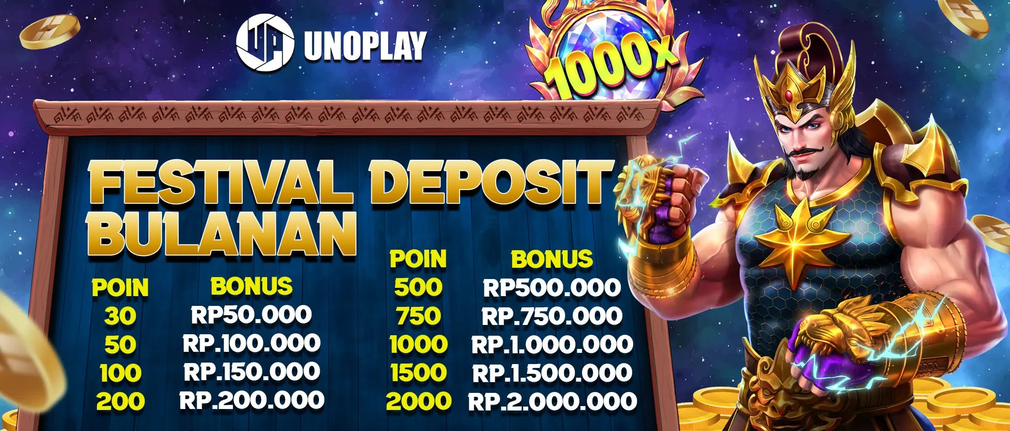 FESTIVAL DEPOSIT BULANAN